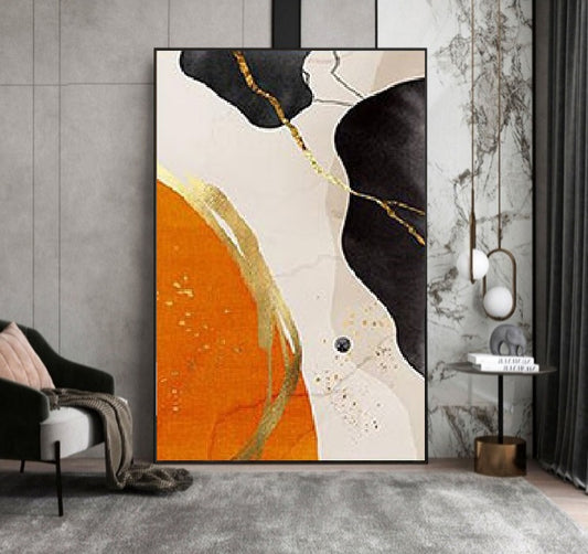 Handcrafted Abstract Painting Minimalist Wall Art For Homedecor MA1027C