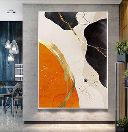 Handcrafted Abstract Painting Minimalist Wall Art For Homedecor MA1027C