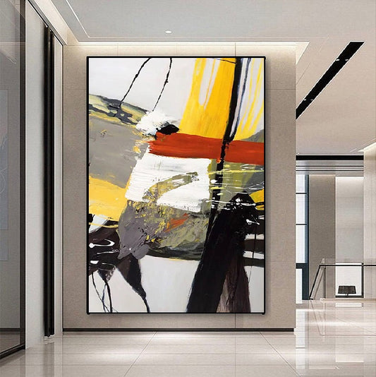 Handcrafted Abstract Painting Fine Art For Homedecor MA1028