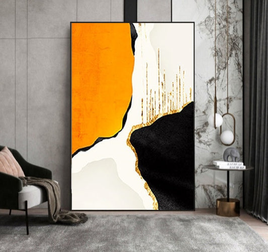 Handcrafted Abstract Painting Minimalist Wall Art For Homedecor MA1028A