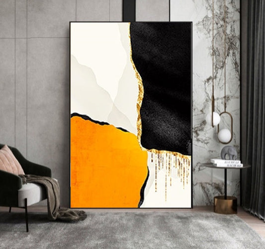 Handcrafted Abstract Painting Minimalist Wall Art For Homedecor MA1028C