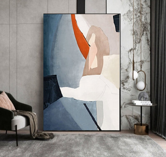 Handcrafted Abstract Painting Minimalist Wall Art For Homedecor MA1029A