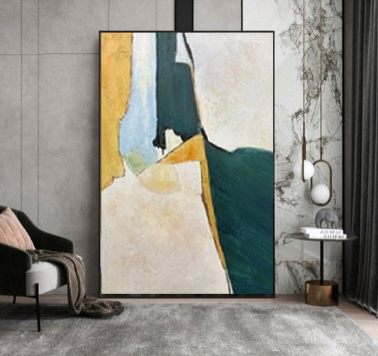Handcrafted Abstract Painting Minimalist Wall Art For Homedecor MA1031A