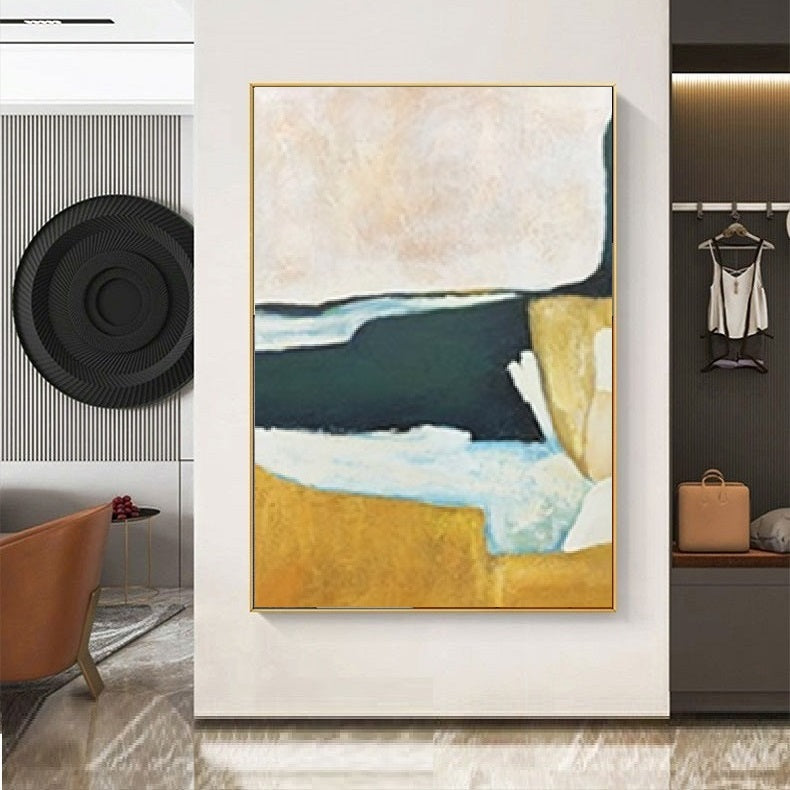 Handcrafted Abstract Painting Minimalist Wall Art For Homedecor MA1031B