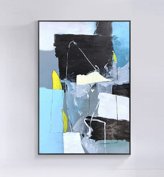 Handcrafted Abstract Painting Fine Art For Homedecor MA1032