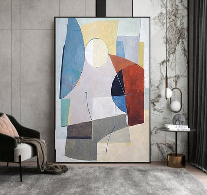 Handcrafted Abstract Painting Minimalist Wall Art For Homedecor MA1035