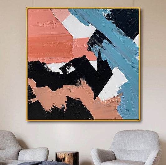Handcrafted Abstract Painting Fine Art For Homedecor MA1038