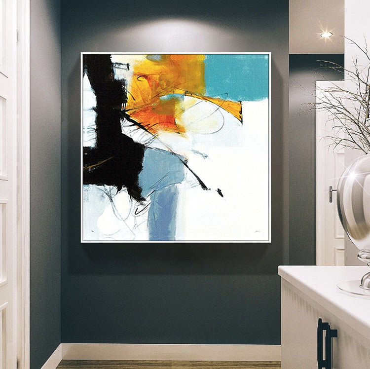 Handcrafted Abstract Painting Minimalist Wall Art For Homedecor MA1039