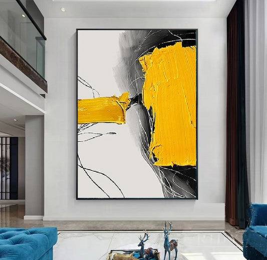 Handcrafted Abstract Painting Fine Art For Homedecor MA1040
