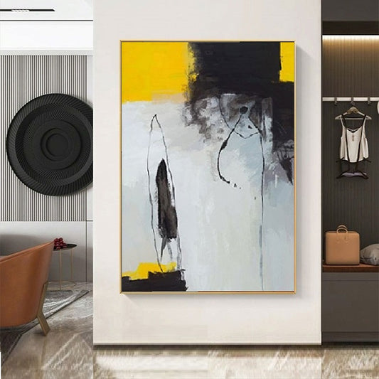 Handcrafted Abstract Painting Fine Art For Homedecor MA1042