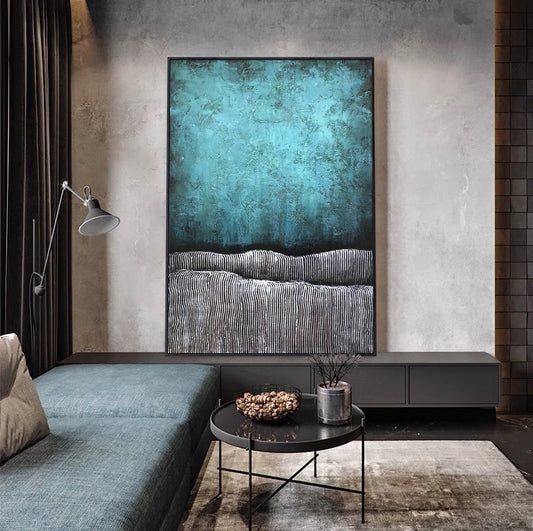 Handcrafted Abstract Painting Fine Art For Homedecor MA1046