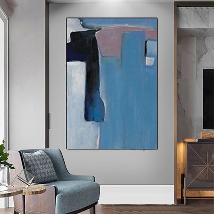 Handcrafted Abstract Painting Minimalist Wall Art For Homedecor MA1049B