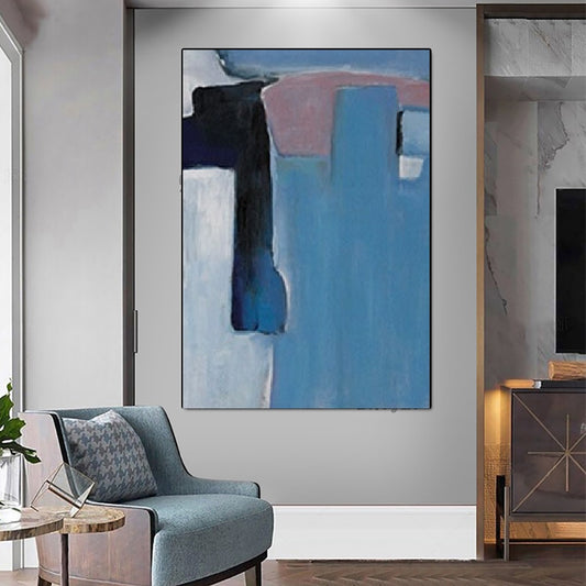 Handcrafted Abstract Painting Minimalist Wall Art For Homedecor MA1049B