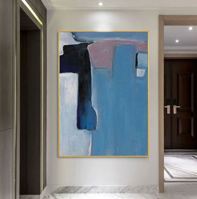 Handcrafted Abstract Painting Minimalist Wall Art For Homedecor MA1049B