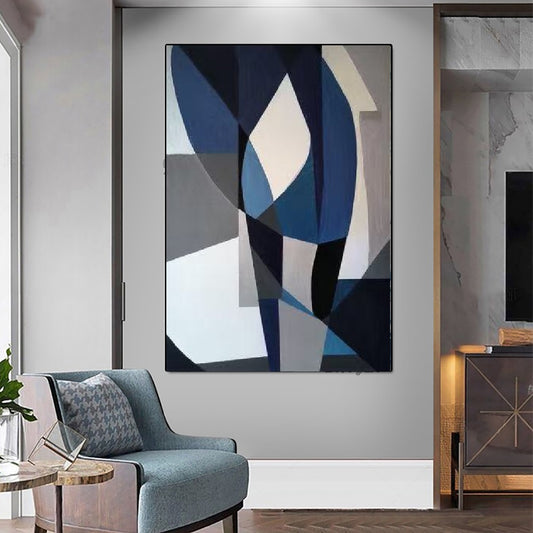 Handcrafted Abstract Painting Minimalist Wall Art For Homedecor MA1052