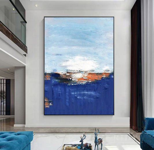 Handcrafted Abstract Painting Fine Art For Homedecor MA1053