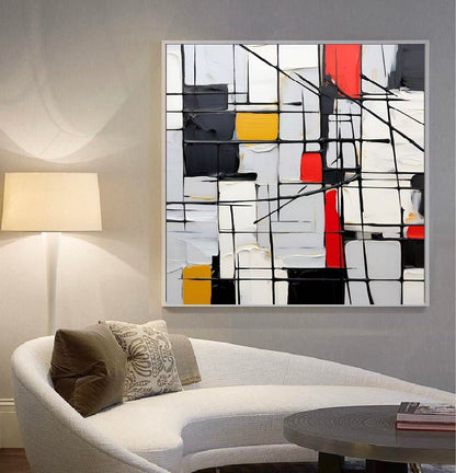 Handcrafted Abstract Painting Minimalist Wall Art For Homedecor MA1054