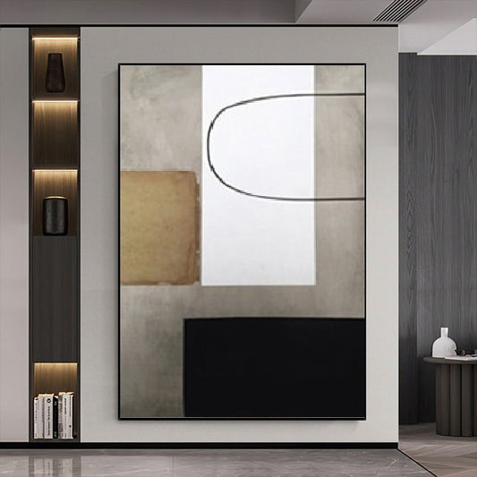 Handcrafted Abstract Painting Minimalist Wall Art For Homedecor MA1057A