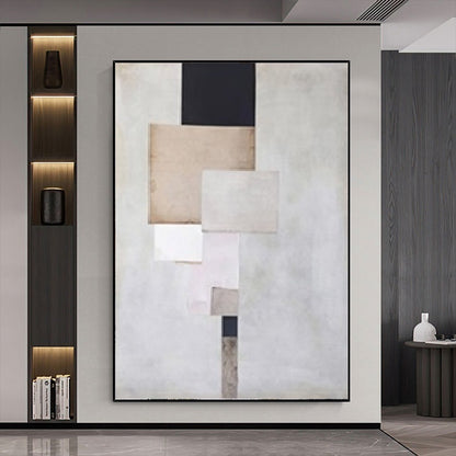 Handcrafted Abstract Painting Minimalist Wall Art For Homedecor MA1057B