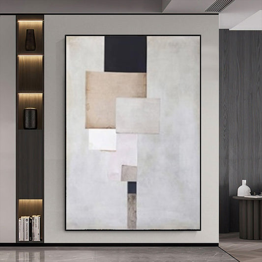 Handcrafted Abstract Painting Minimalist Wall Art For Homedecor MA1057B