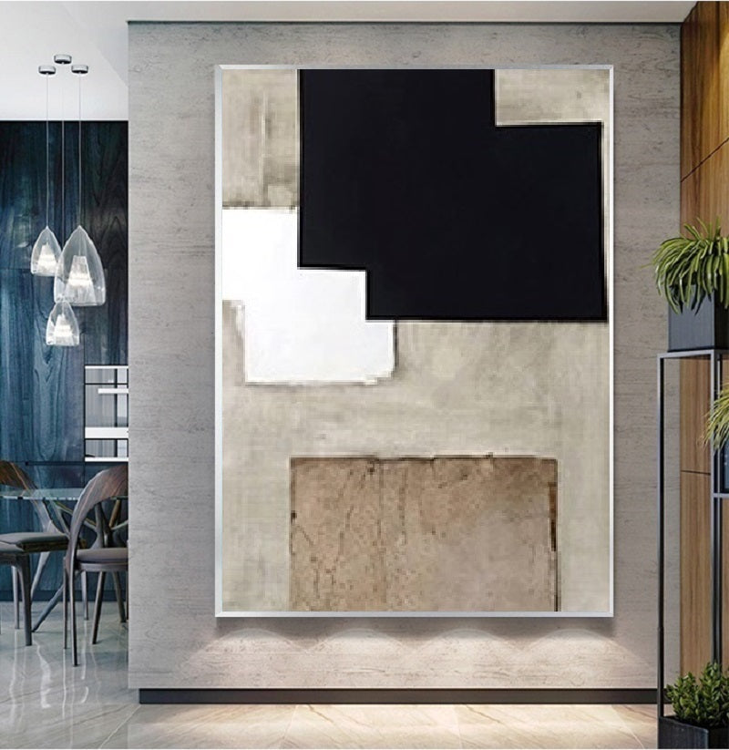Handcrafted Abstract Painting Minimalist Wall Art For Homedecor MA1057C