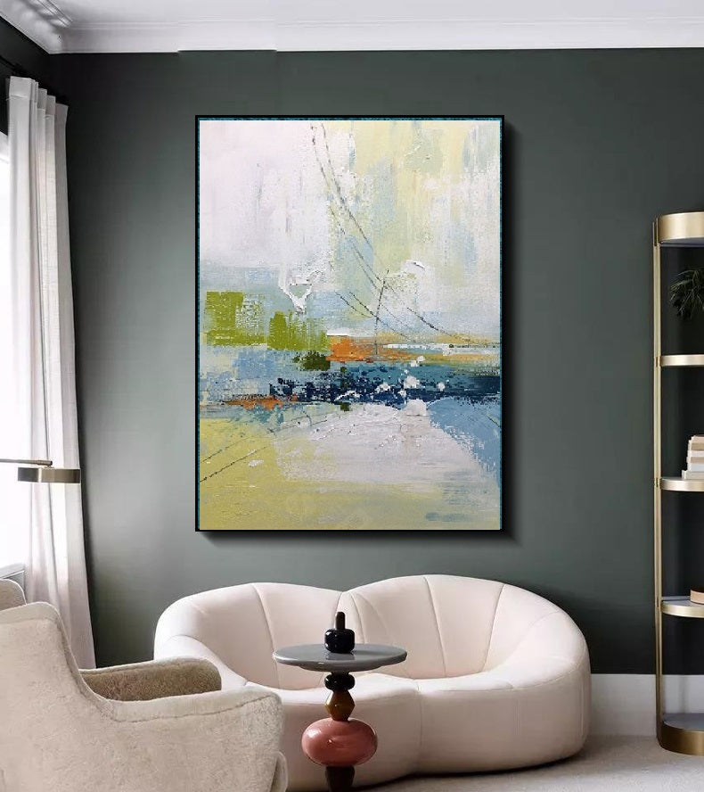 Handcrafted Abstract Painting Fine Art For Homedecor MA1062