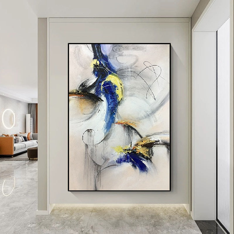 Handcrafted Abstract Painting Minimalist Wall Art For Home decor MA1062