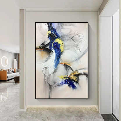 Handcrafted Abstract Painting Minimalist Wall Art For Home decor MA1062