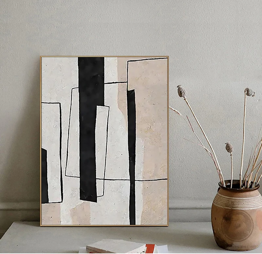Handcrafted Abstract Painting Minimalist Wall Art For Home decor MA1064