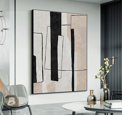 Handcrafted Abstract Painting Minimalist Wall Art For Home decor MA1064