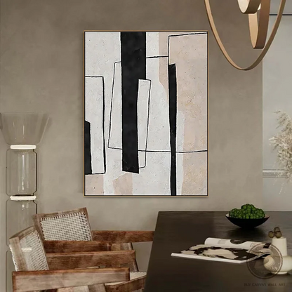Handcrafted Abstract Painting Minimalist Wall Art For Home decor MA1064