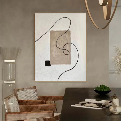Handcrafted Abstract Painting Minimalist Wall Art For Home decor MA1066