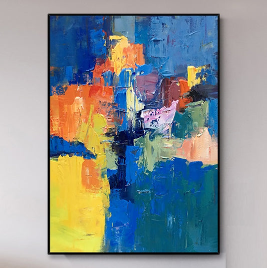 Handcrafted Abstract Painting Fine Art For Homedecor MA1066