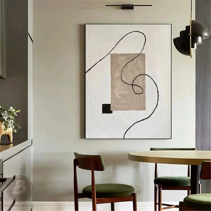 Handcrafted Abstract Painting Minimalist Wall Art For Home decor MA1066
