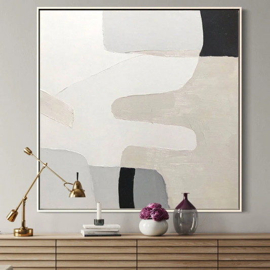 Handcrafted Abstract Painting Minimalist Wall Art For Homedecor MA1067