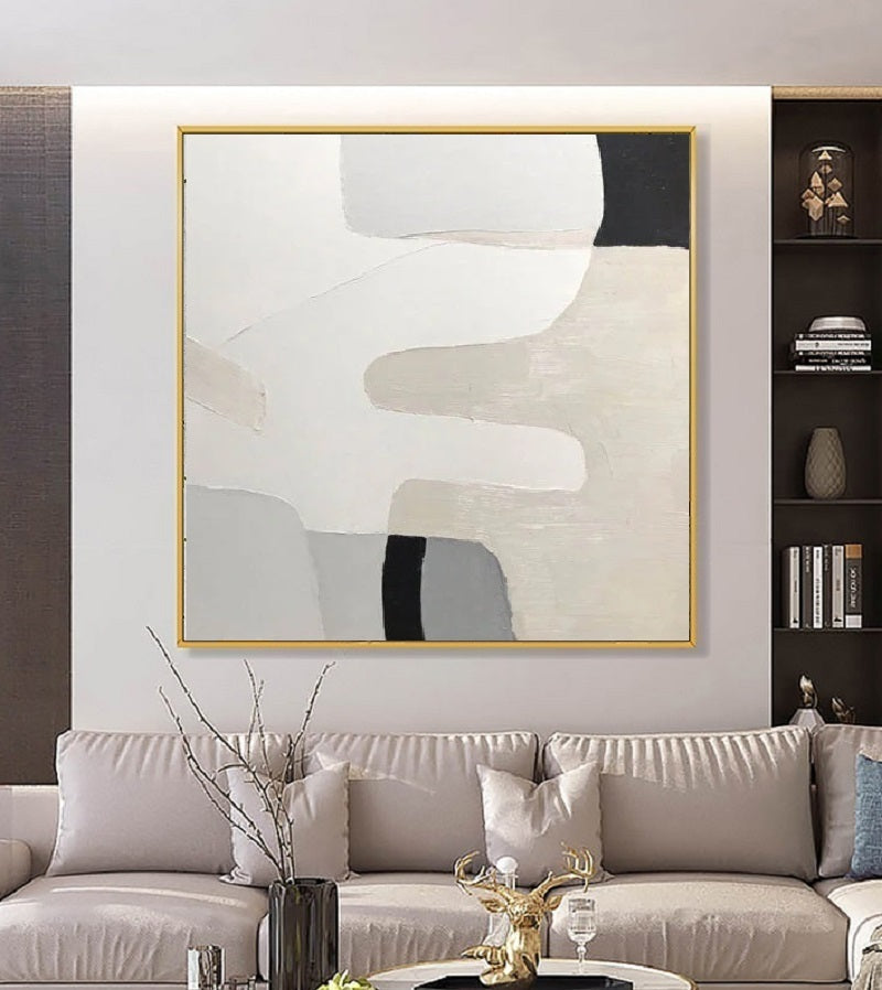 Handcrafted Abstract Painting Minimalist Wall Art For Homedecor MA1067