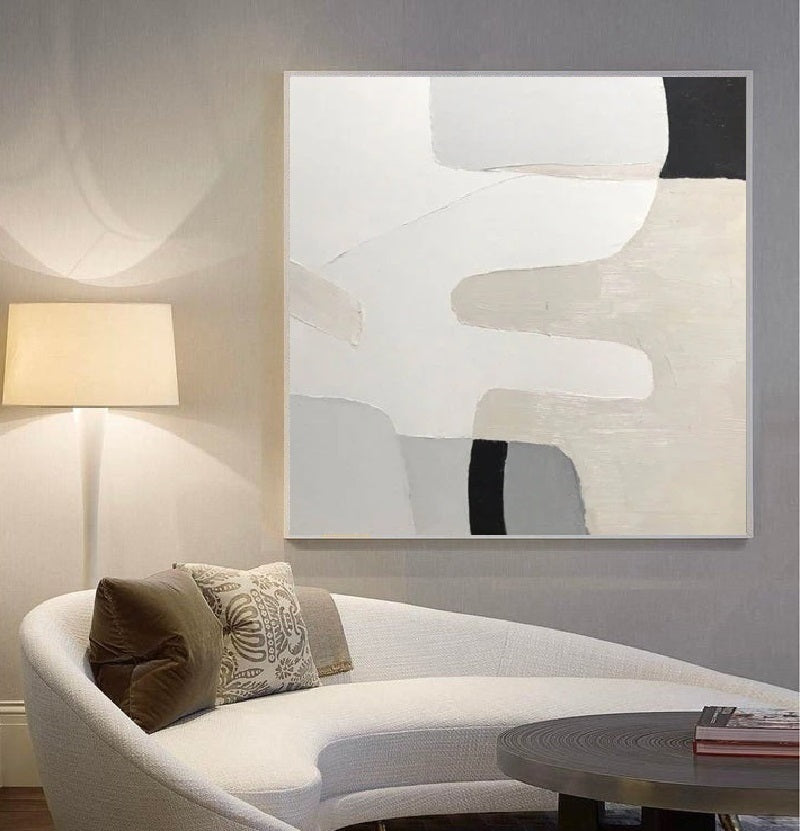 Handcrafted Abstract Painting Minimalist Wall Art For Homedecor MA1067