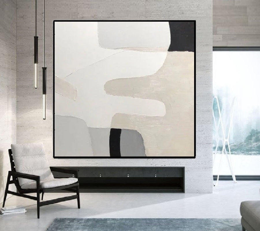 Handcrafted Abstract Painting Minimalist Wall Art For Homedecor MA1067
