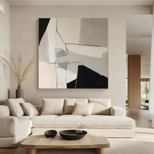 Handcrafted Minimalist Abstract Wall Art for Home Decor MA1071A