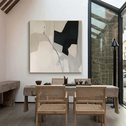 Handcrafted Minimalist Abstract Wall Art for Home Decor MA1071B