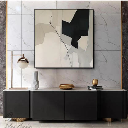 Handcrafted Minimalist Abstract Wall Art for Home Decor MA1071B