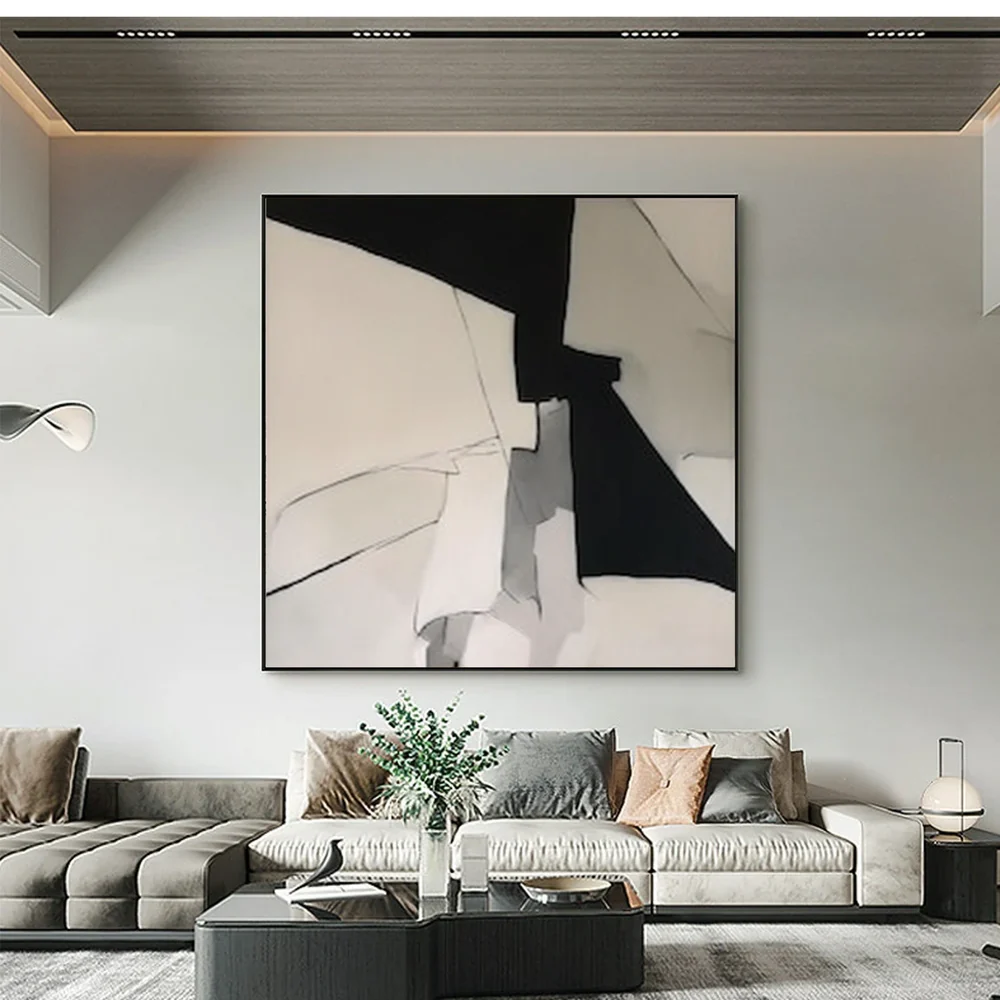 Handcrafted Minimalist Abstract Wall Art for Home Decor MA1071C