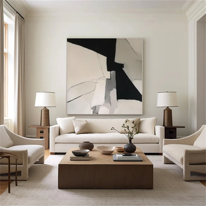 Handcrafted Minimalist Abstract Wall Art for Home Decor MA1071C