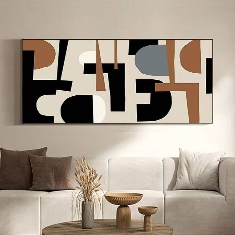 Handcrafted Minimalist Abstract Wall Art for Home Decor MA1072