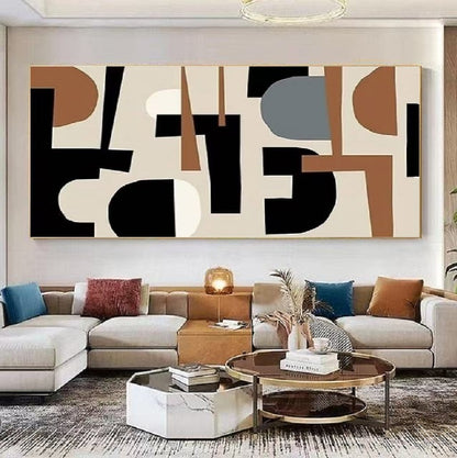 Handcrafted Minimalist Abstract Wall Art for Home Decor MA1072