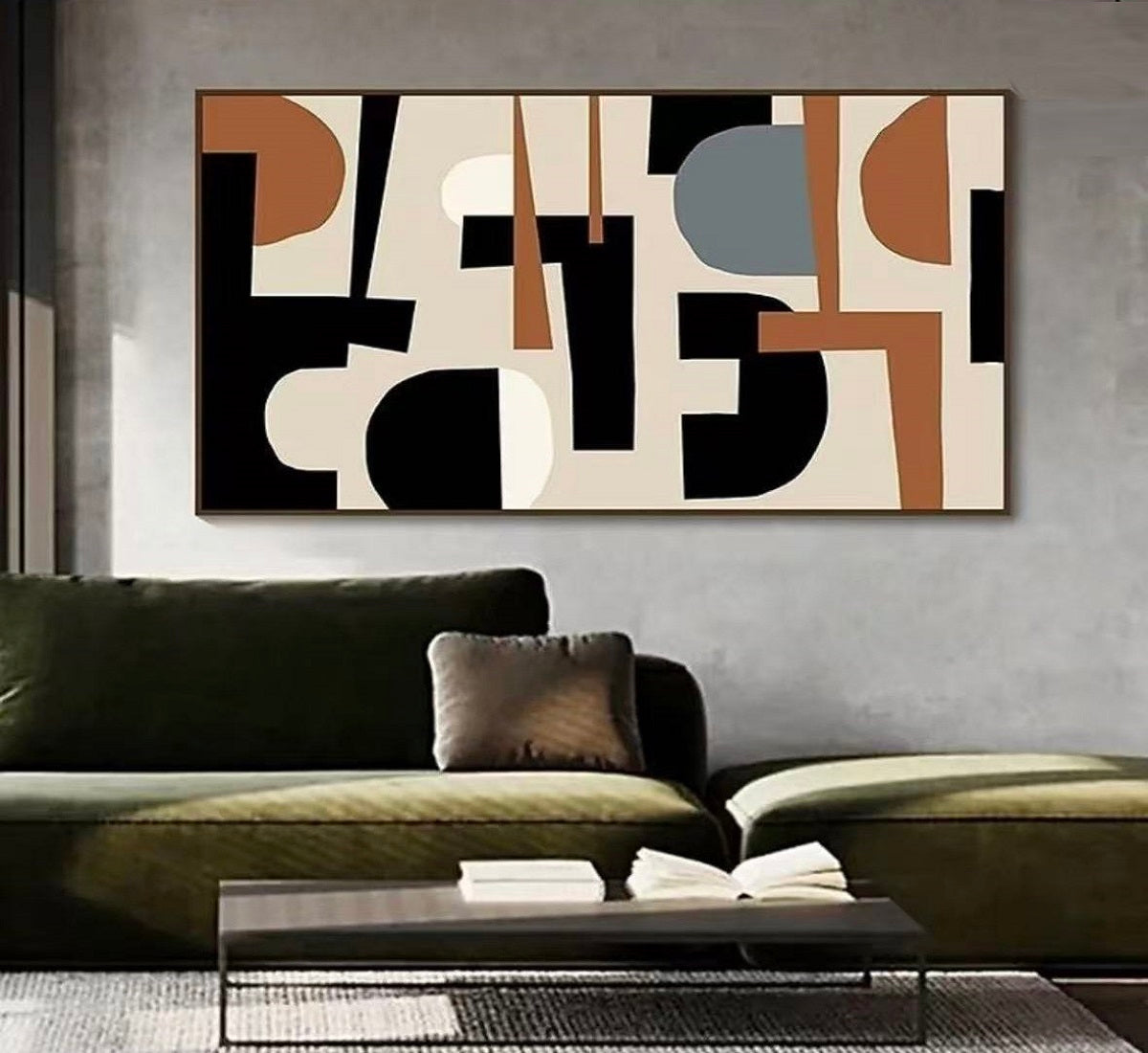 Handcrafted Minimalist Abstract Wall Art for Home Decor MA1072