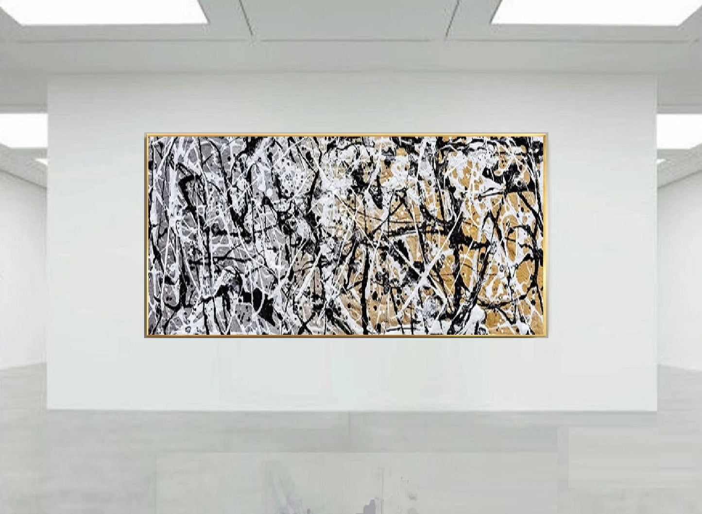 Handcrafted Abstract Painting Fine Art For Homedecor MA1073