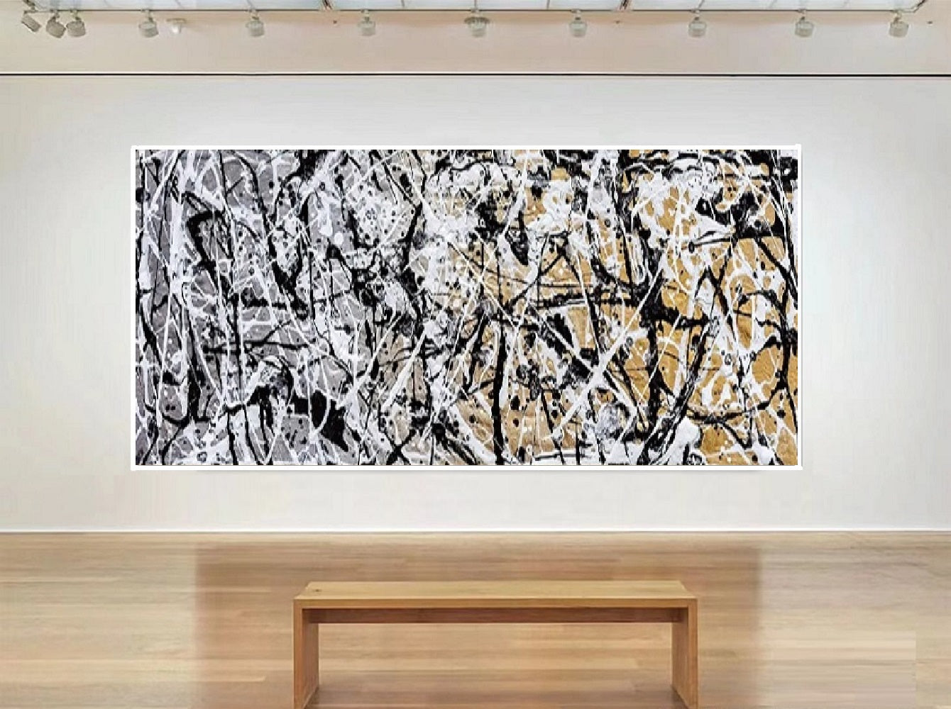 Handcrafted Abstract Painting Fine Art For Homedecor MA1073