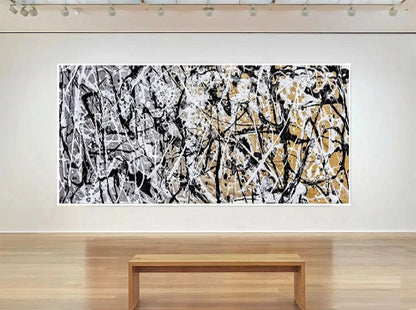 Handcrafted Abstract Painting Fine Art For Homedecor MA1073