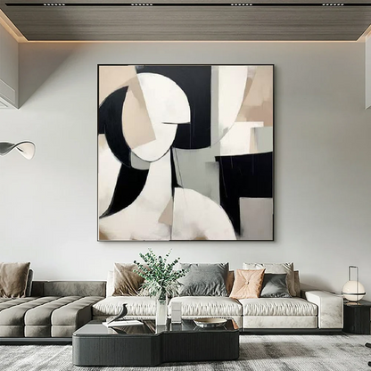 Handcrafted Minimalist Abstract Wall Art for Home Decor MA1074